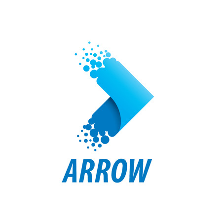 Abstract business   icon design template with arrowのイラスト素材
