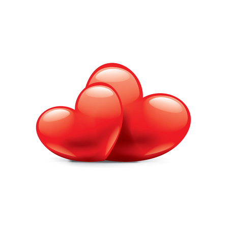 Heart sign for Valentine day. Vector illustrationのイラスト素材