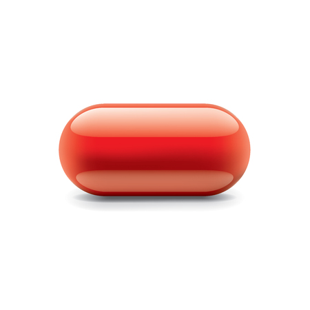Red sticker on white background. Vector illustration.のイラスト素材