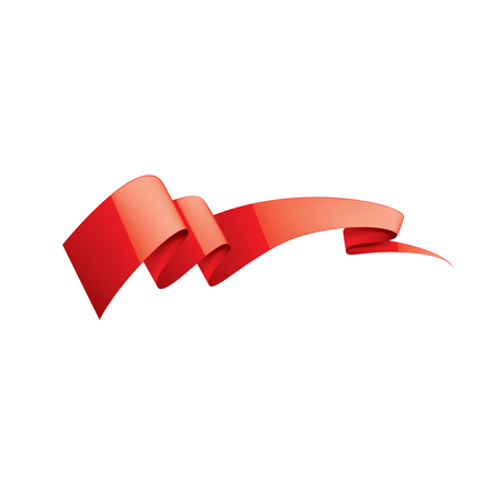 Red sticker on white background. Vector illustration.のイラスト素材