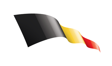 Belgium flag, vector illustration on a white background.のイラスト素材