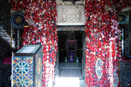 Anastasia uzoreshitelnitsa skete is an Orthodox Church in Bakhchisarai, Republic of Crimea, Russia. September 28, 2020のeditorial素材