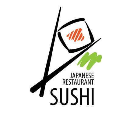 Vector   of Japanese food on a white backgroundのイラスト素材