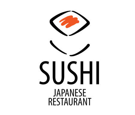 Vector   of Japanese food on a white backgroundのイラスト素材