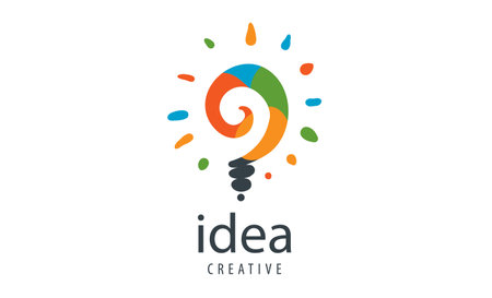 Drawn icon in the shape of a lampのイラスト素材