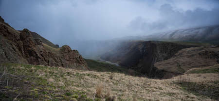 The mountains of the North Caucasus in Russia in spring