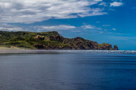 sandy beaches, running dogs, people, tourists, locals everyone enjoys the sandy beaches of Bethell's...