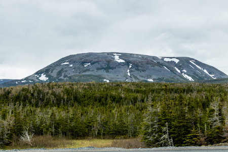 Views from the Governers staircase and the beach. Blow Me Down Provincial Park, Newfoundland, Canadaの写真素材