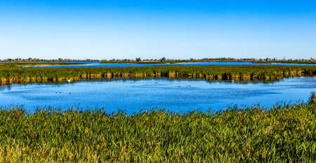 A drive around Kinnbrook Provincial Park Alberta Canadaの写真素材