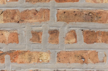 Close up of a brick wallの写真素材