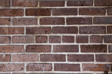 Dark solid brick wallの写真素材