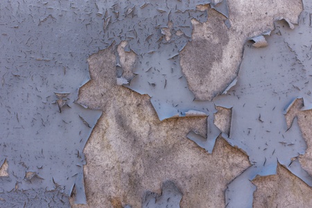 paint peeling off of wallの写真素材