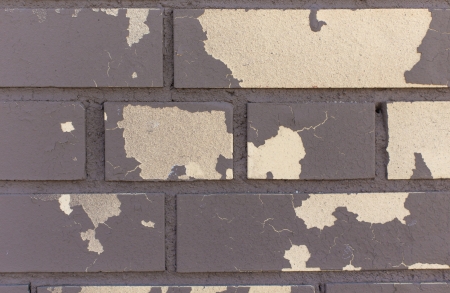 painted brick texture chippingの写真素材