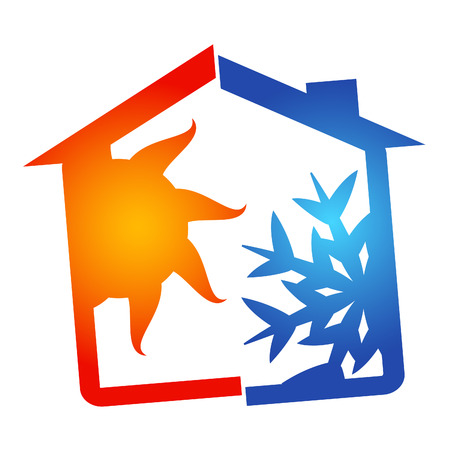Design of the air conditioning business, vectorのイラスト素材