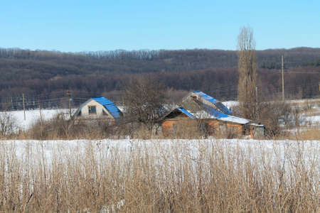 snow landscapeのeditorial素材