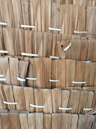 Pile of sticky rice in the market,Thailand,Asiaの写真素材