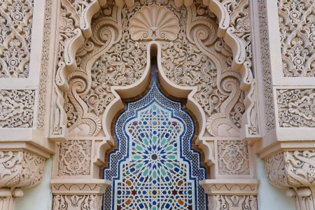 Moroccan architecture traditional design              の写真素材