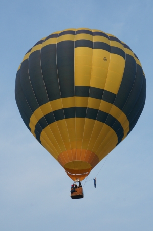  PUTRAJAYA, MALAYSIA - MAR 31 : A hot air balloon from Nederland in flight at 5th Putrajaya International Hot Air Balloon Fiesta on Mar 31, 2013 in Putrajaya,Malaysia                                                             のeditorial素材