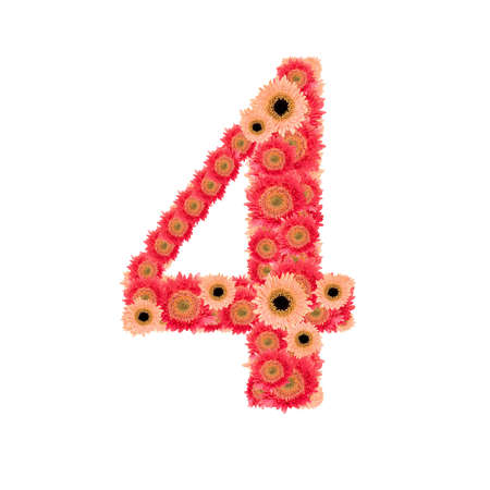 Number 4の写真素材