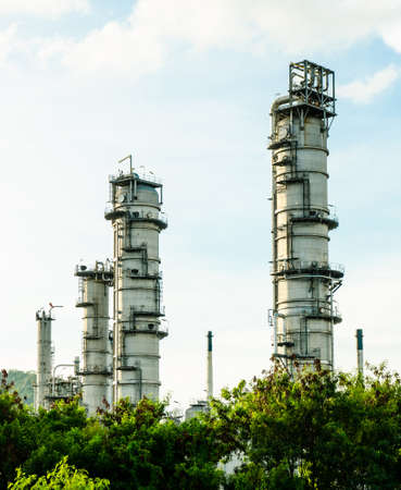Oil refineryの写真素材