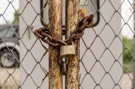 Lock the doorの写真素材