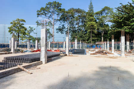 construction site early time project