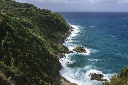 The Calabrian coast of Palmiの写真素材