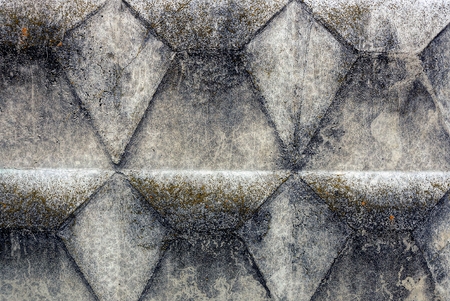 Gray black background of a part of a private buildingの写真素材