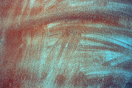 Texture of a fragment of a red iron wall