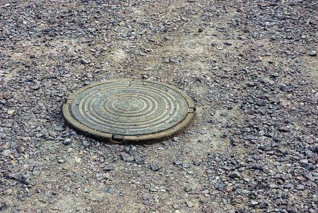 old hatch coverの写真素材