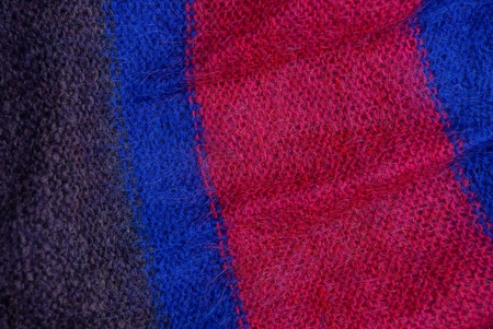 bright colored fabric texture from a wool sweater
