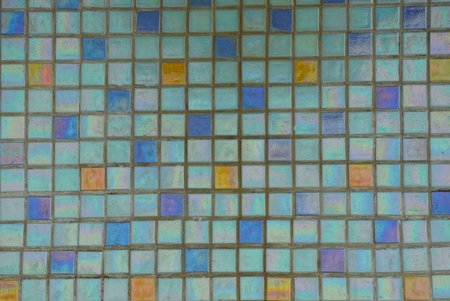 colored texture of fine ceramic tiles on the wall