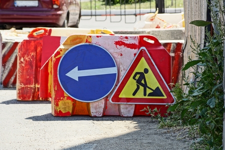 two road signs