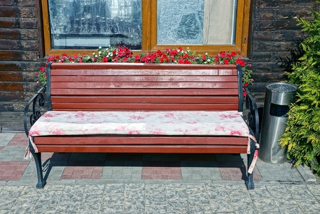 flowerpots with flowers