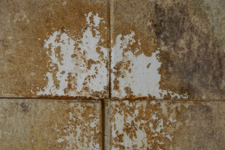 gray brown texture from dirty old wallの写真素材