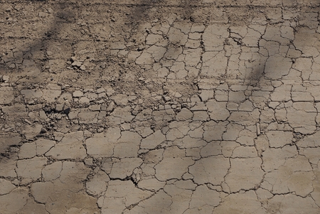 natural brown background with cracks on the street