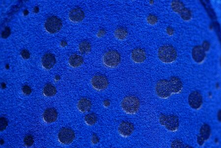 blue dark texture of suede with black spotsの写真素材
