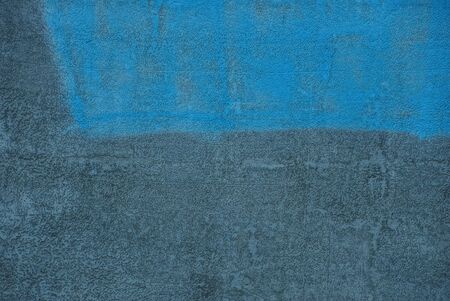 blue gray dark stone texture from dirty concrete wall in paintの写真素材