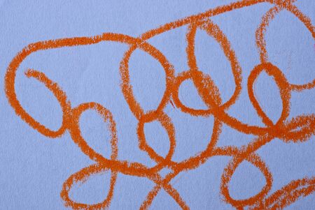 texture from a drawing on a white sheet of paper with red stripes