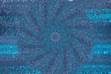 colored texture from illustration with a round gray blue ball and a pattern with distortion on a...