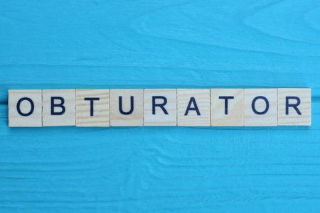 Outsource word made of wooden building blocks with black letters.の写真素材