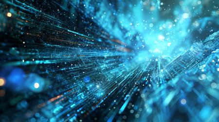 Futuristic technology innovation 3D background. AIの素材