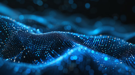 Futuristic technology innovation 3D background. AIの素材