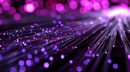 Futuristic technology innovation purple 3D background. AIの素材