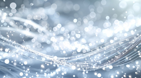 Futuristic technology innovation silver 3D background. AIの素材