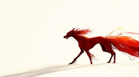 Sealyham Terrier sits attentively displaying its distinctive fluffy white coat serene setting. Natural light enhances illustrations simplicity and elegance.の素材