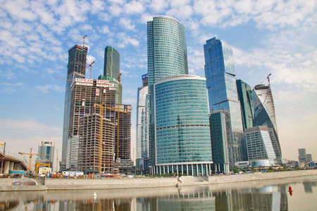Moscow City Skyscrapers, Moscow. 04のeditorial素材