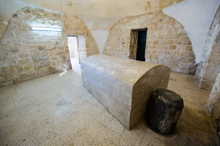 NABLUS, ISRAEL - OCT 05, 2014: The tomb of patriarch Joseph in Nablus. Joseph is the son of Jacob. He is buried here with his two sonのeditorial素材