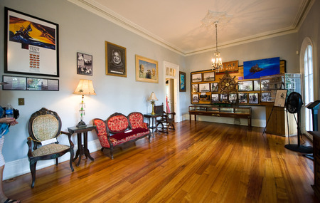 KEY WEST, FLORIDA, USA - MAY 03, 2016: Room in the Ernest Hemingway House in Key West in Florida.のeditorial素材