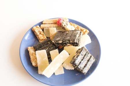 Candy comfit, Chinese sweetmeat made of many ingredientsの写真素材